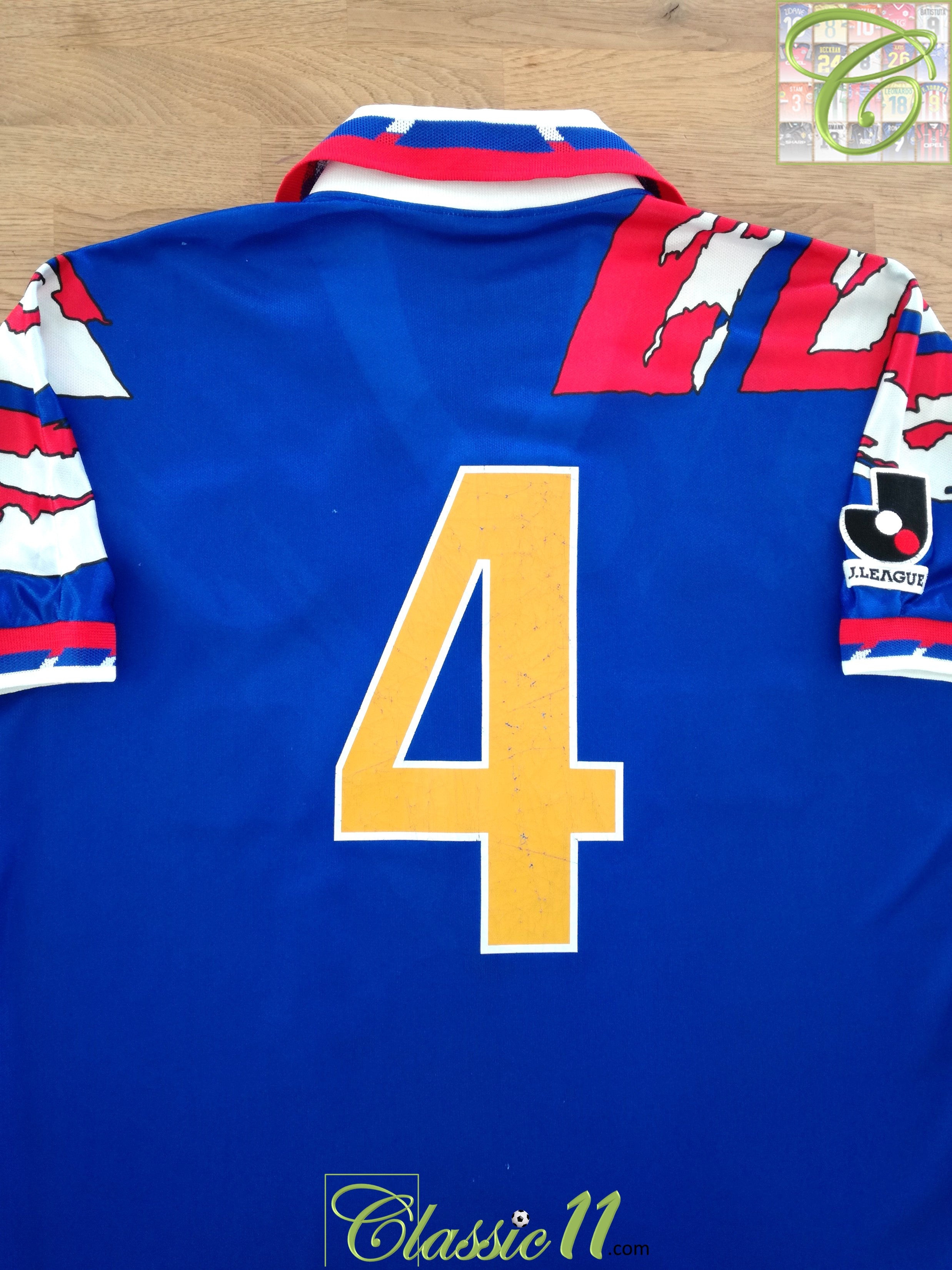 1993 Yokohama Marinos Home J.League Football Shirt #4