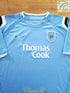 2004/05 Man City Home Football Shirt