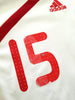2009/10 Denmark Away Formotion Football Shirt #15 (B)