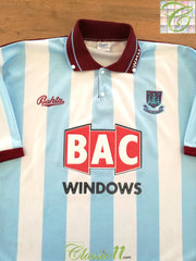 1991/92 West Ham Away Football Shirt