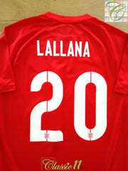 2018/19 England Away Football Shirt Lallana #20