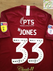 2019/20 Northampton Town Home League Two Player Issue Football Shirt Jones #33