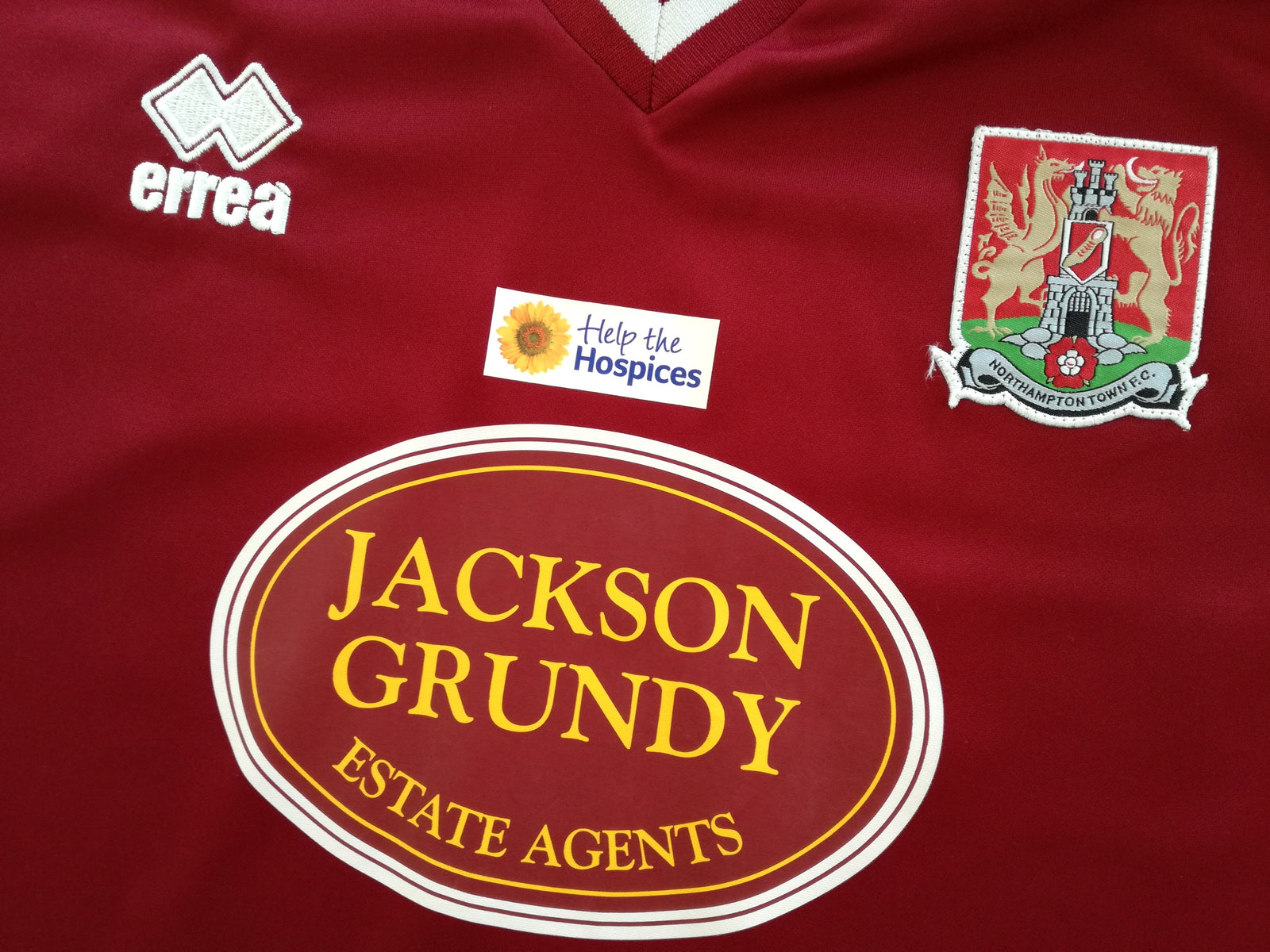 2011/12 Northampton Town Home Player Issue Football League Shirt Harding #27  (Signed) (XL)