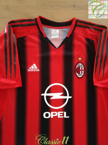 2004/05 AC Milan Home Football Shirt