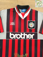 1994/95 Man City Away Football Shirt