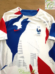 2022/23 France Pre-Match Football Shirt (M)