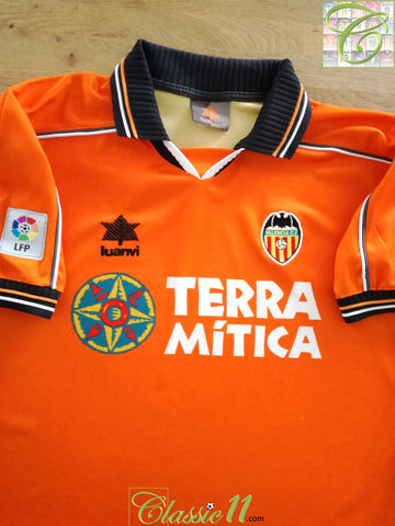 1999/00 Valencia Away La Liga Football Shirt