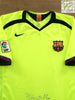 2005/06 Barcelona Away La Liga Football Shirt Messi #30 (S)