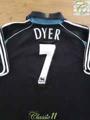 2000/01 Newcastle United Away Premier League Football Shirt Dyer #7