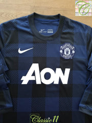 2013/14 Man Utd Away Long Sleeve Football Shirt