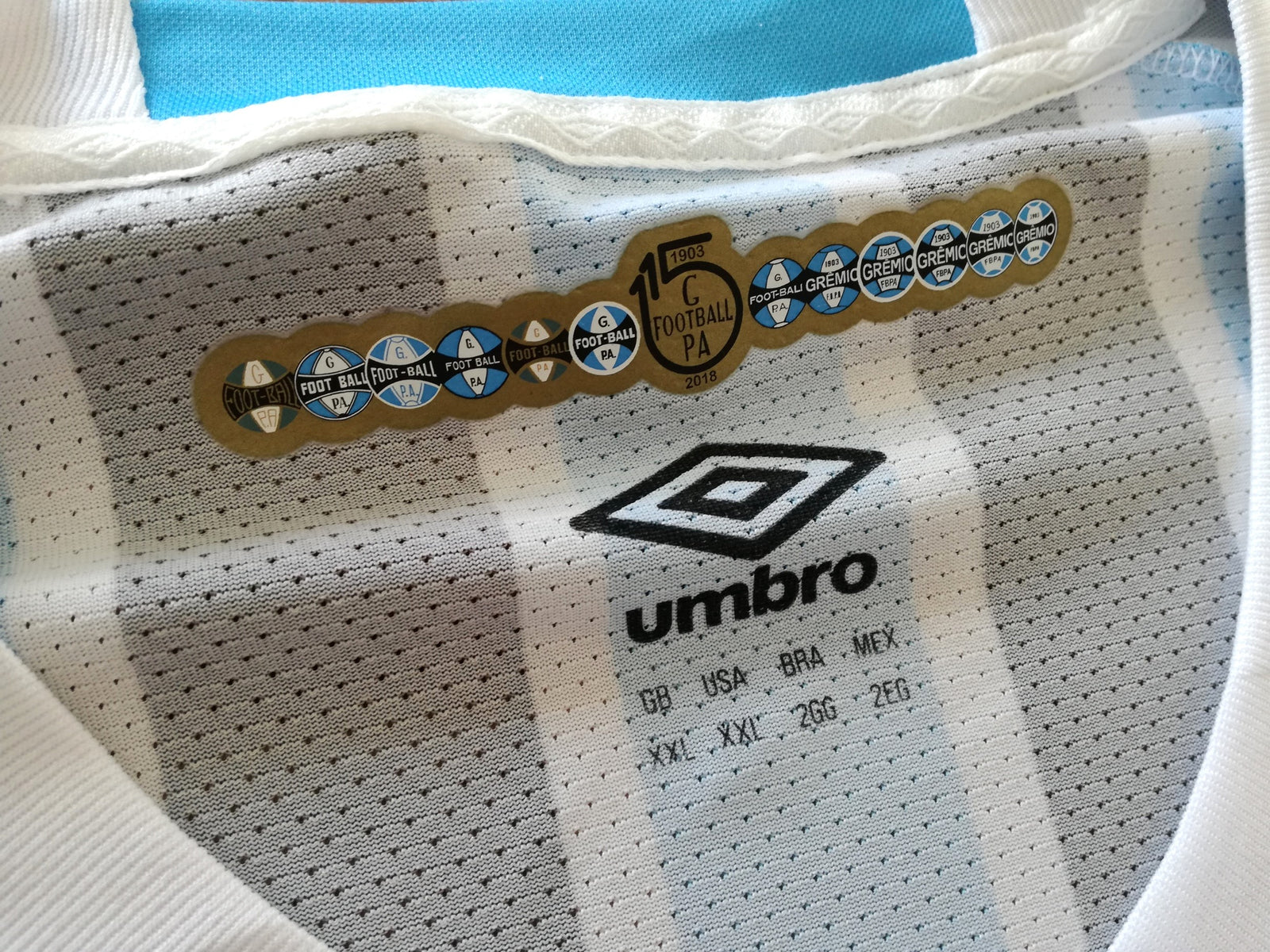 2018 Grêmio Home Copa Libertadoes Football Shirt (XXL)