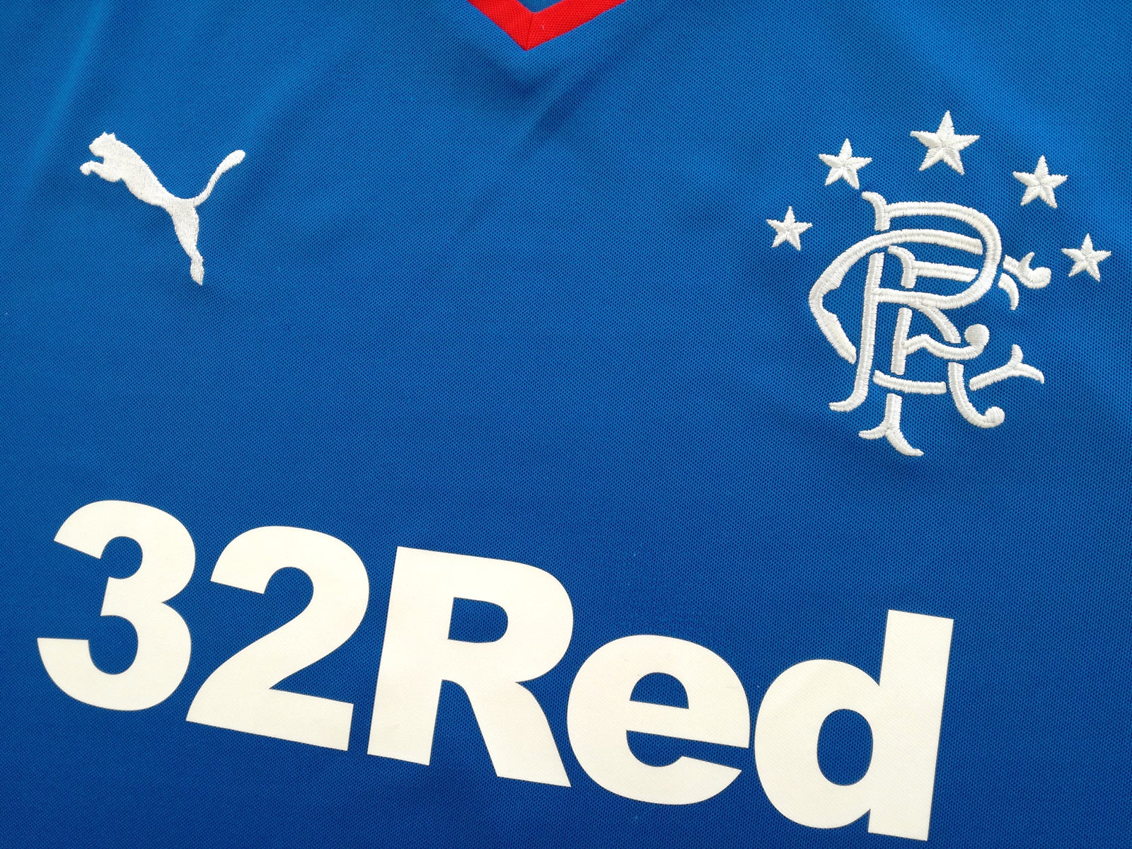 2015/16 Rangers Home Football Shirt (M)