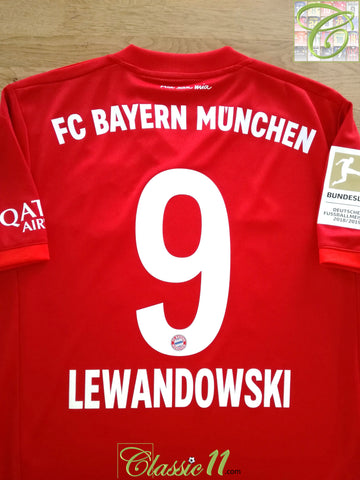 2019/20 Bayern Munich Home Bundesliga Football Shirt Lewandowski #9