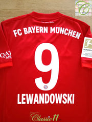 2019/20 Bayern Munich Home Bundesliga Football Shirt Lewandowski #9