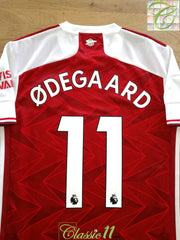 2020/21 Arsenal Home Premier League Football Shirt Ødegaard #11