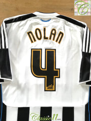 2009/10 Newcastle Utd Home Football Shirt Nolan #4