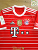 2022/23 Bayern Munich Home Bundesliga Football Shirt Gnabry # 7 (S) *BNWT*