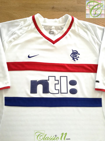 2000/01 Rangers Away Football Shirt (XXL)