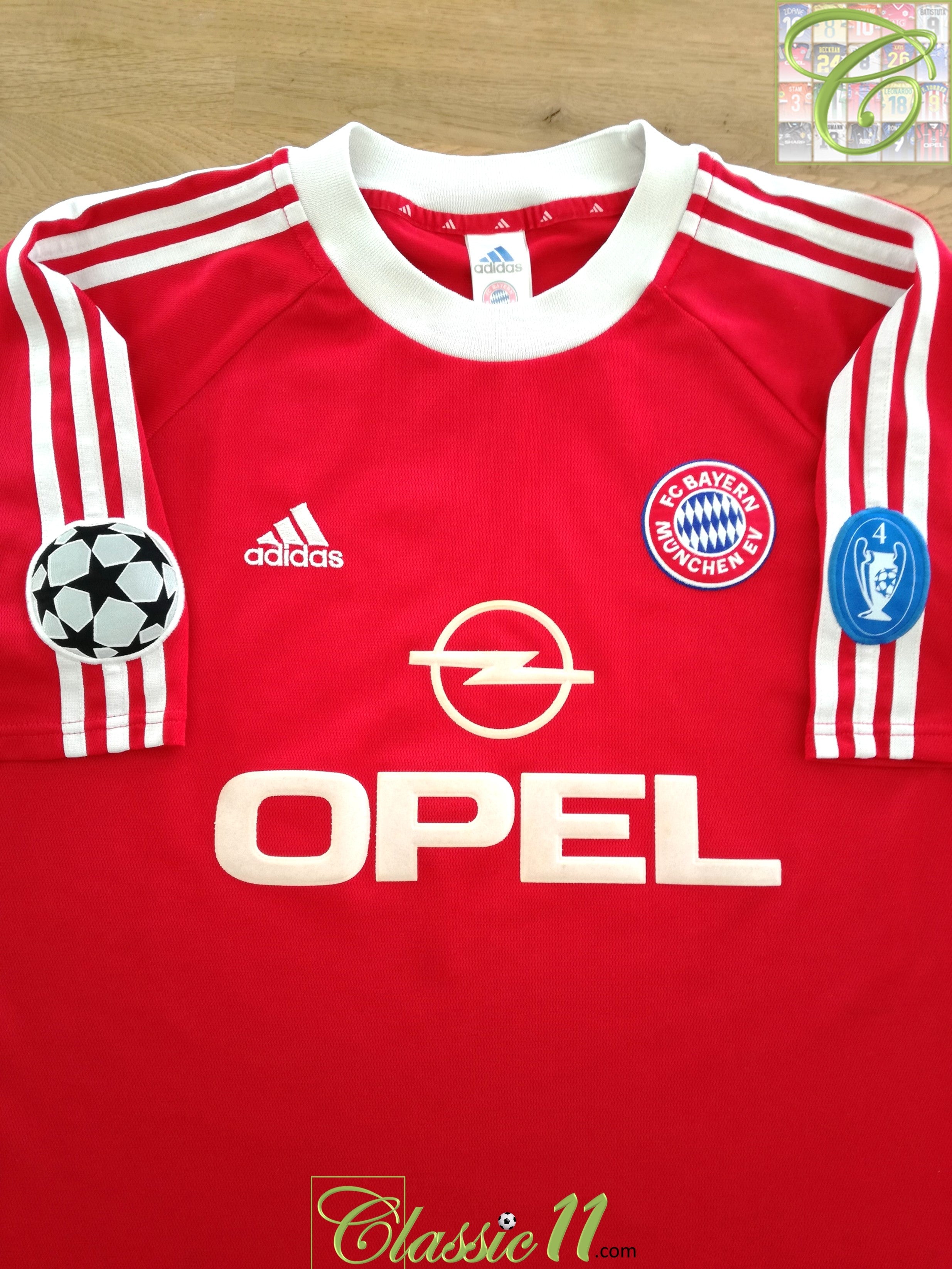 2001/02 Bayern Munich Champions League Football Shirt