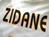 2004/05 Real Madrid Home La Liga Football Shirt Zidane #5 (S)