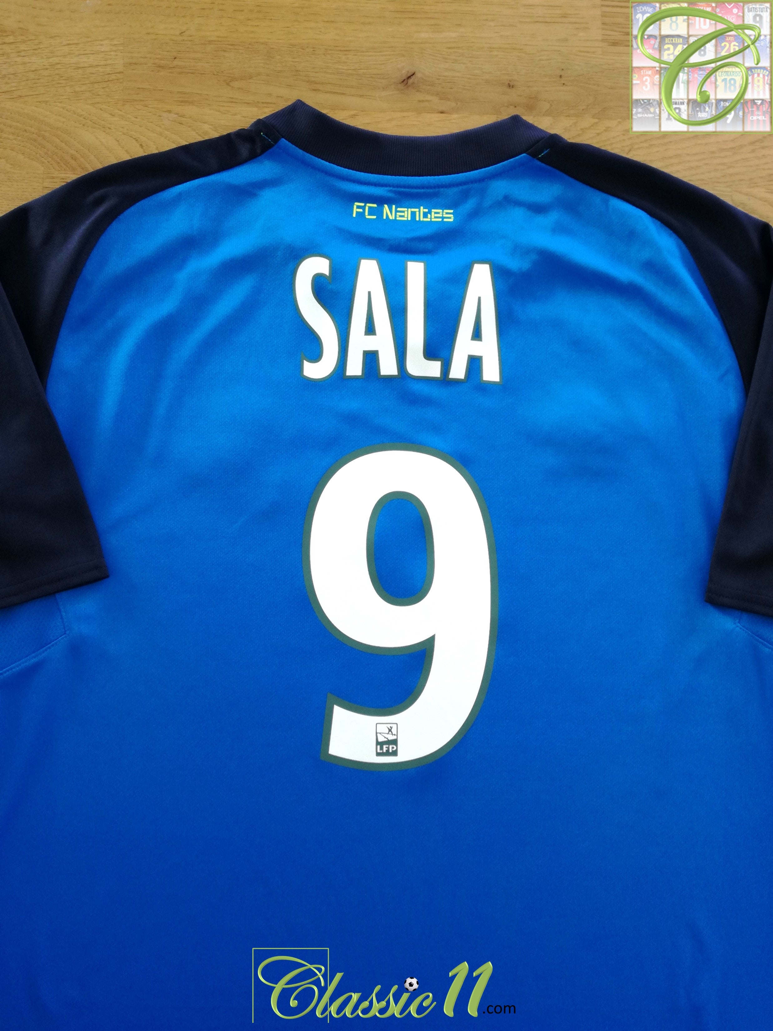 2017/18 Nantes Away Ligue 1 Football Shirt Sala #9