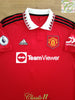 2022/23 Man Utd Home Premier League Football Shirt Rashford #10 (M) *BNWT*