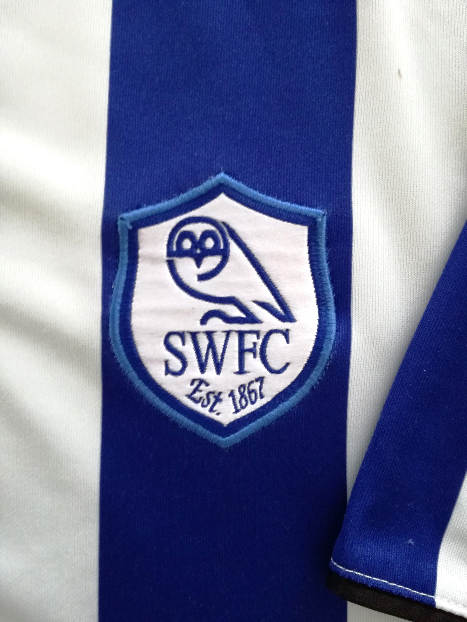 2009/10 Sheffield Wednesday Home Football Shirt (S)