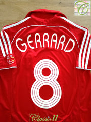 2006/07 Liverpool Home Football Shirt Gerrard #8