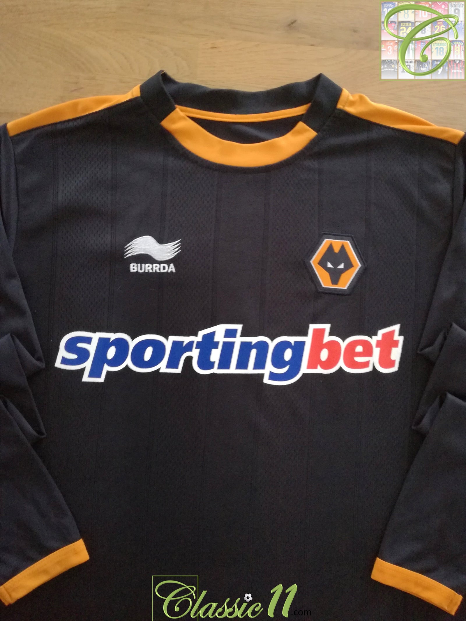 2010/11 Wolves Away Long Sleeve Football Shirt