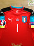 2016 Italy GK European Championship (vs Germany) Football Shirt Buffon #1 (M)