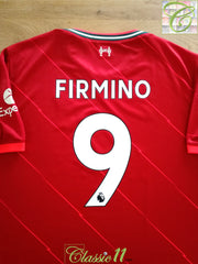 2021/22 Liverpool Home Premier League Football Shirt Firmino #9