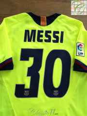 2005/06 Barcelona Away La Liga Football Shirt Messi #30