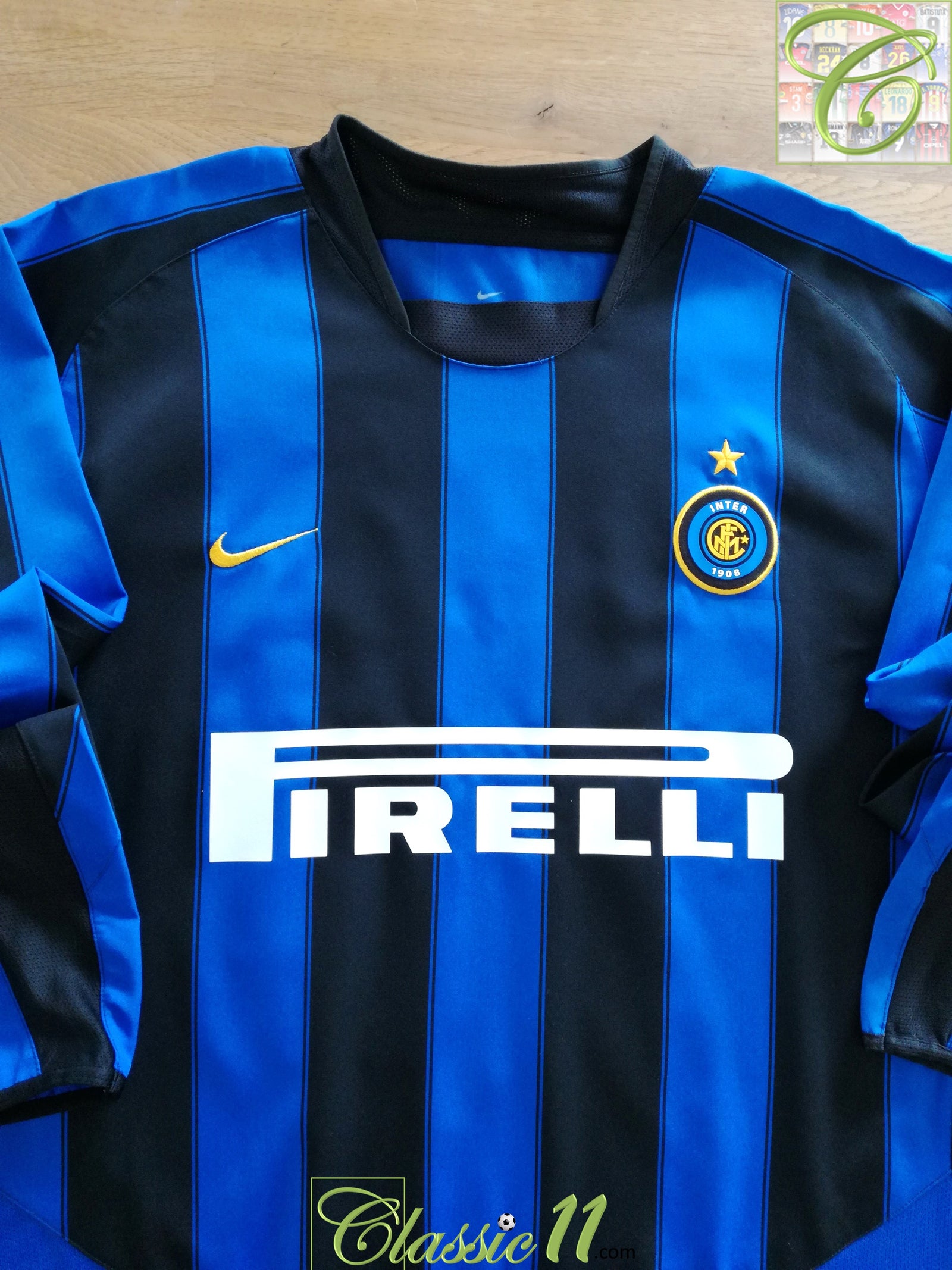 2003/04 Internazionale Home Football Shirt. Recoba #20 (L)