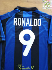 2001/02 Internazionale Home Football Shirt Ronaldo #9