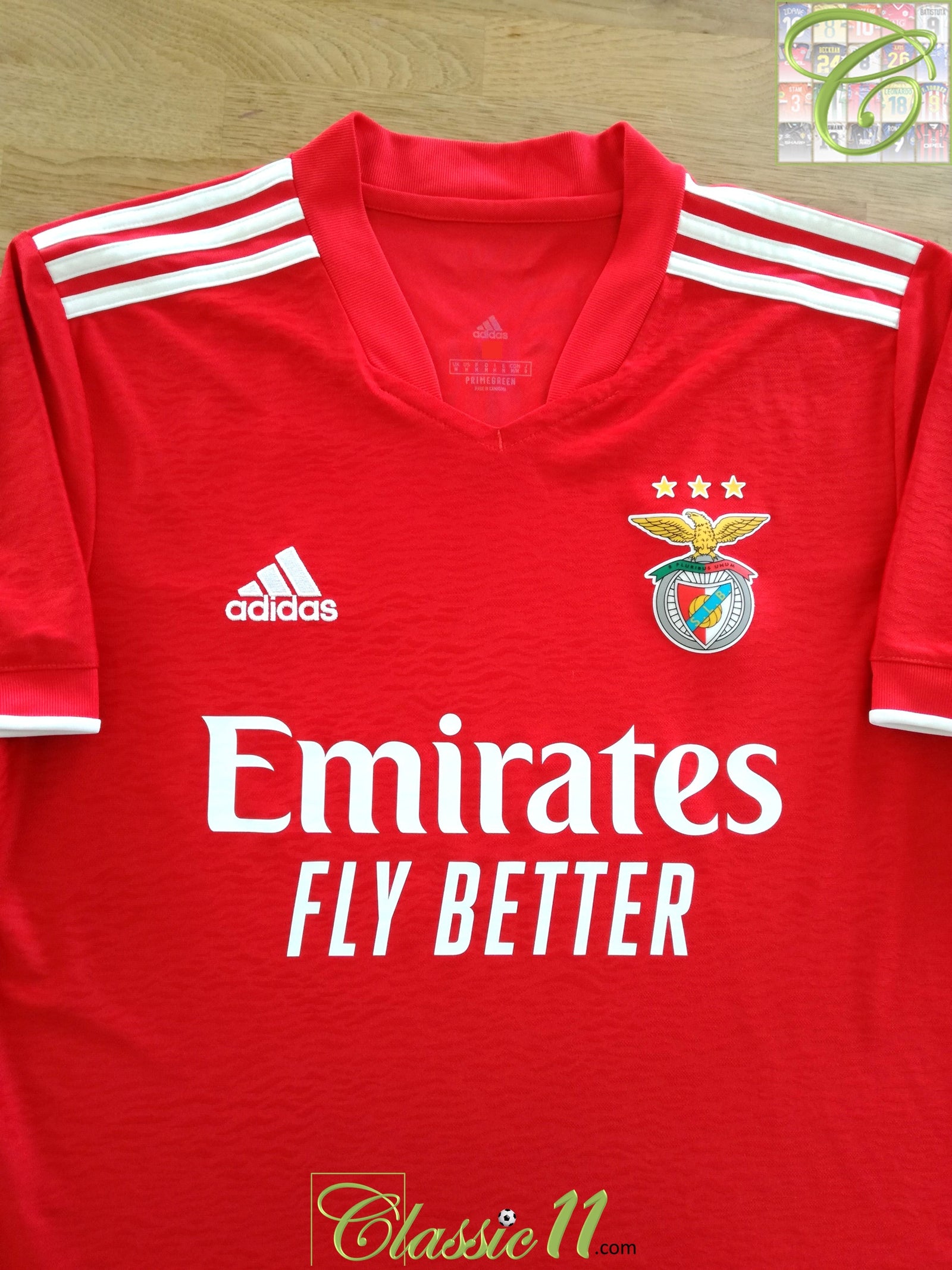 2021/22 Benfica Home Football Shirt