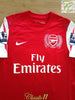 2011/12 Arsenal Home Premier League Player Issue Football Shirt