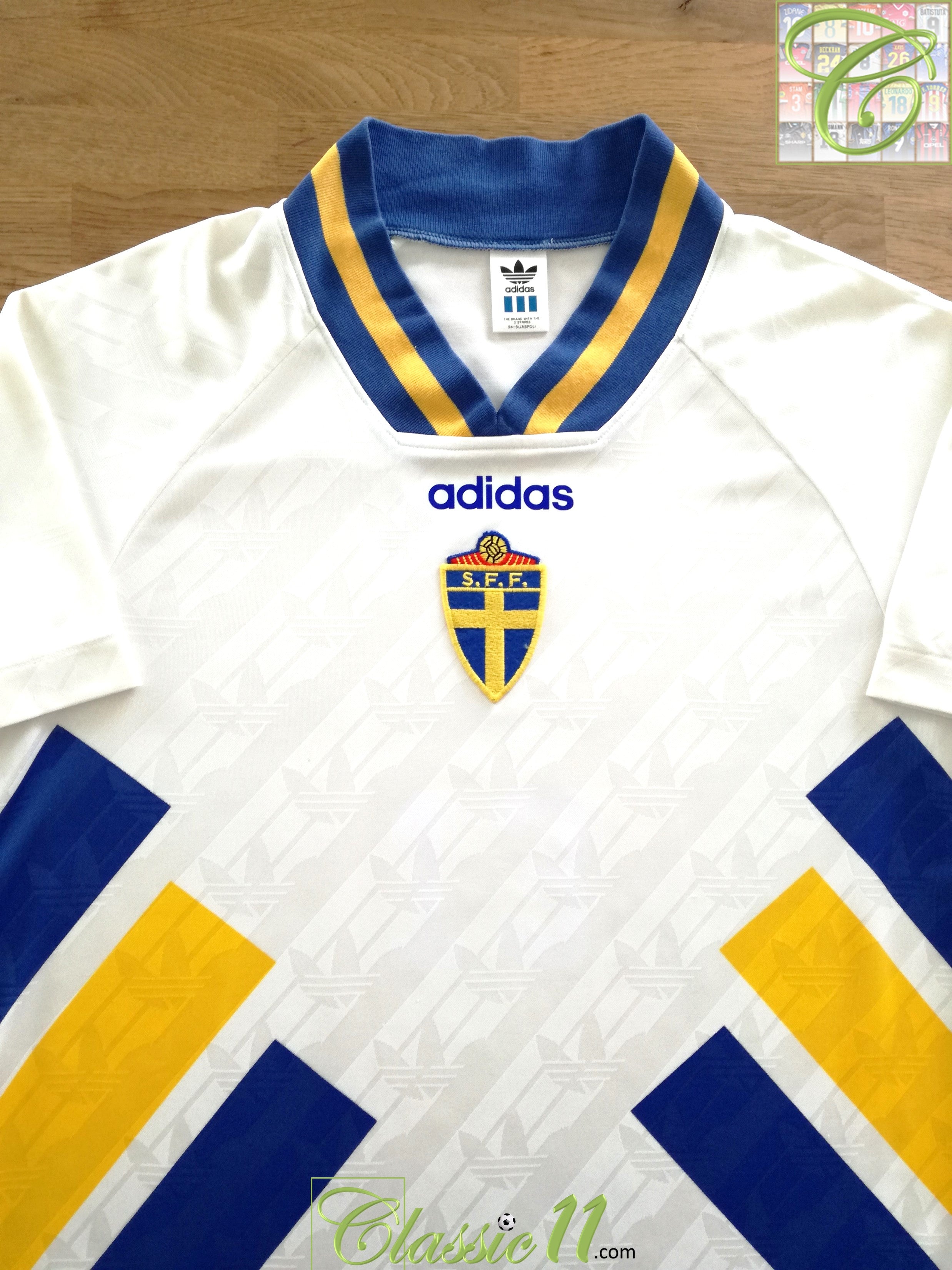 1994/95 Sweden Away Football Shirt