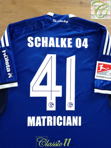 2022/23 Schalke 04 Home 2. Bundesliga Football Shirt Matriciani #41