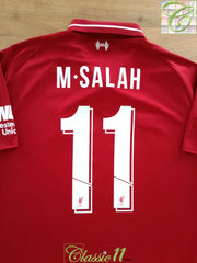 2018/19 Liverpool Home Football Shirt M.Salah #11