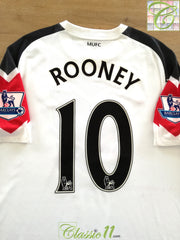 2010/11 Man Utd Away Premier League Football Shirt Rooney #10 (XL)