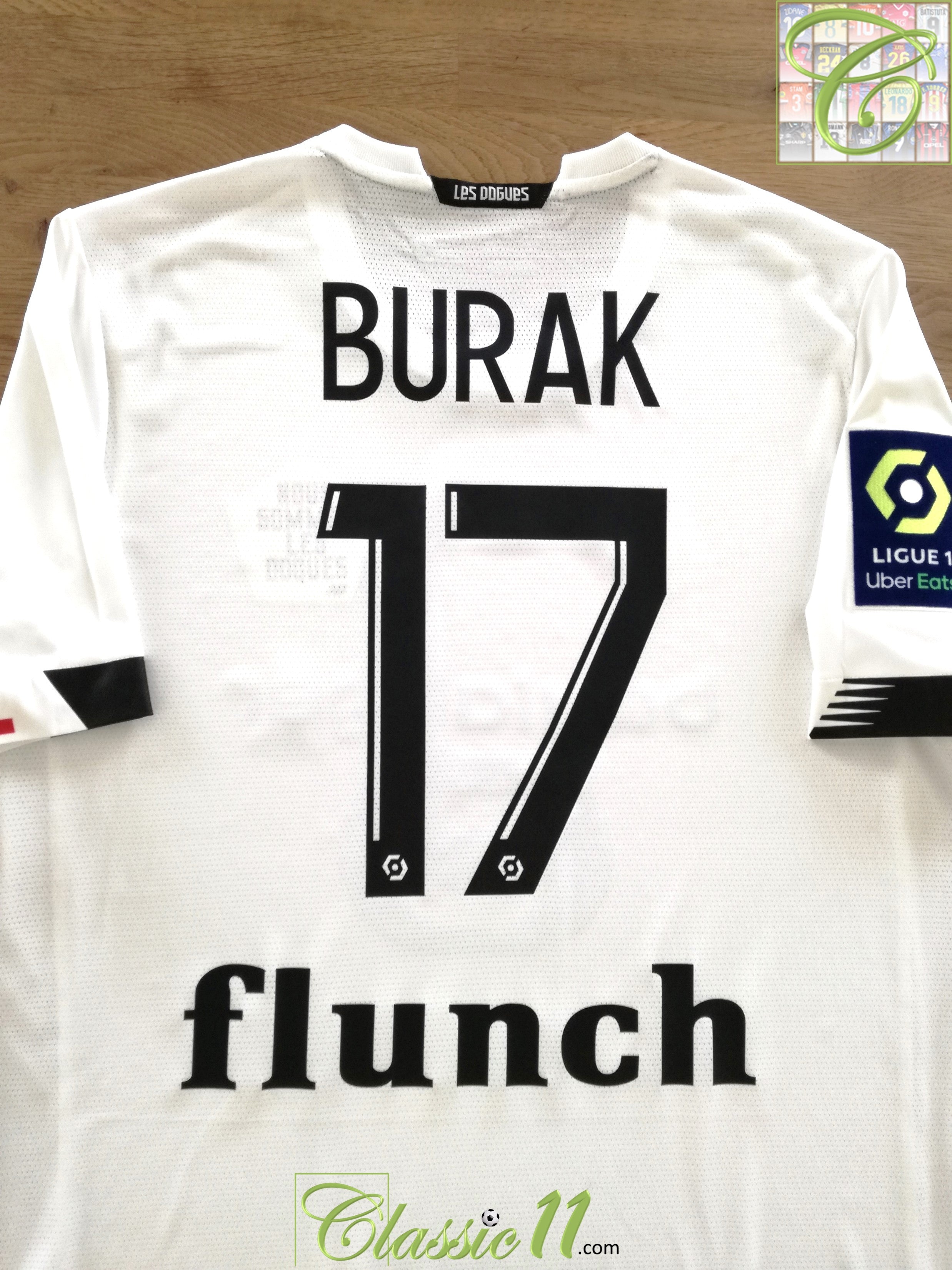 2020/21 Lille 3rd Ligue 1 Football Shirt Burak #17