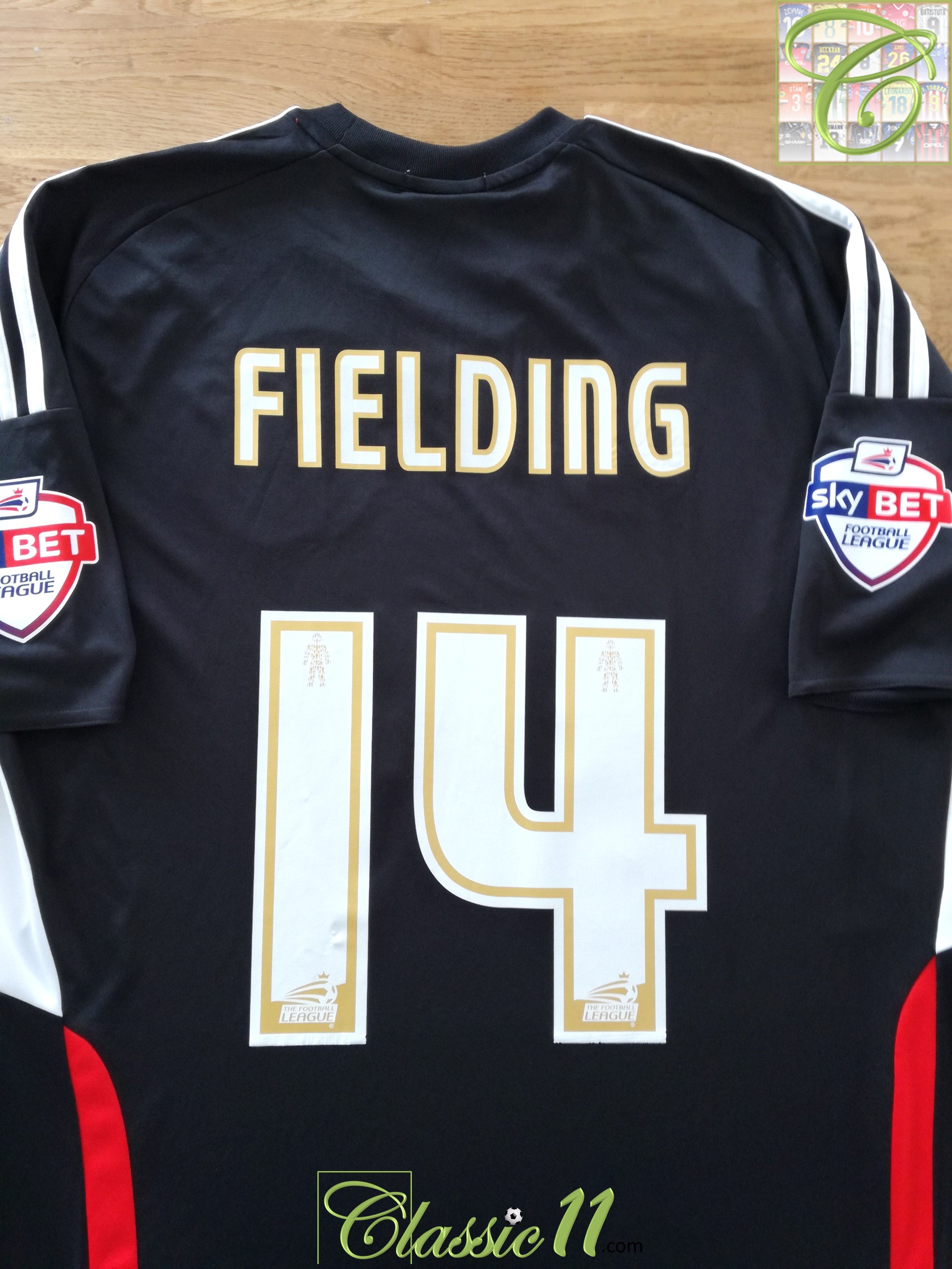 2013/14 Bristol City Away Football League Shirt Fielding #14