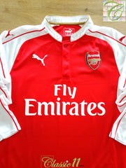 2015/16 Arsenal Home Long Sleeve Football Shirt