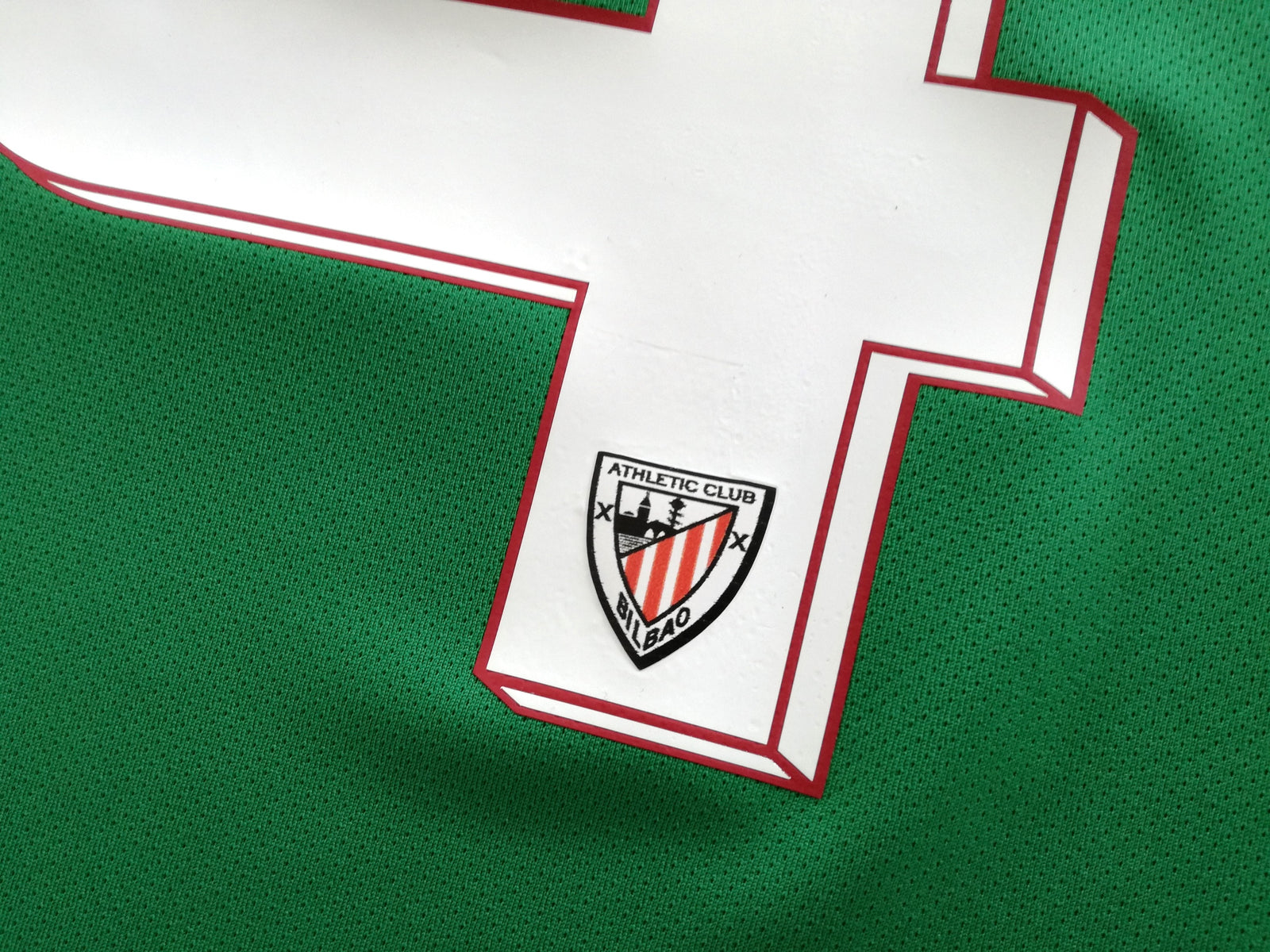 2014/15 Athletic Bilbao Away La Liga Football Shirt Laporte #4 (L)