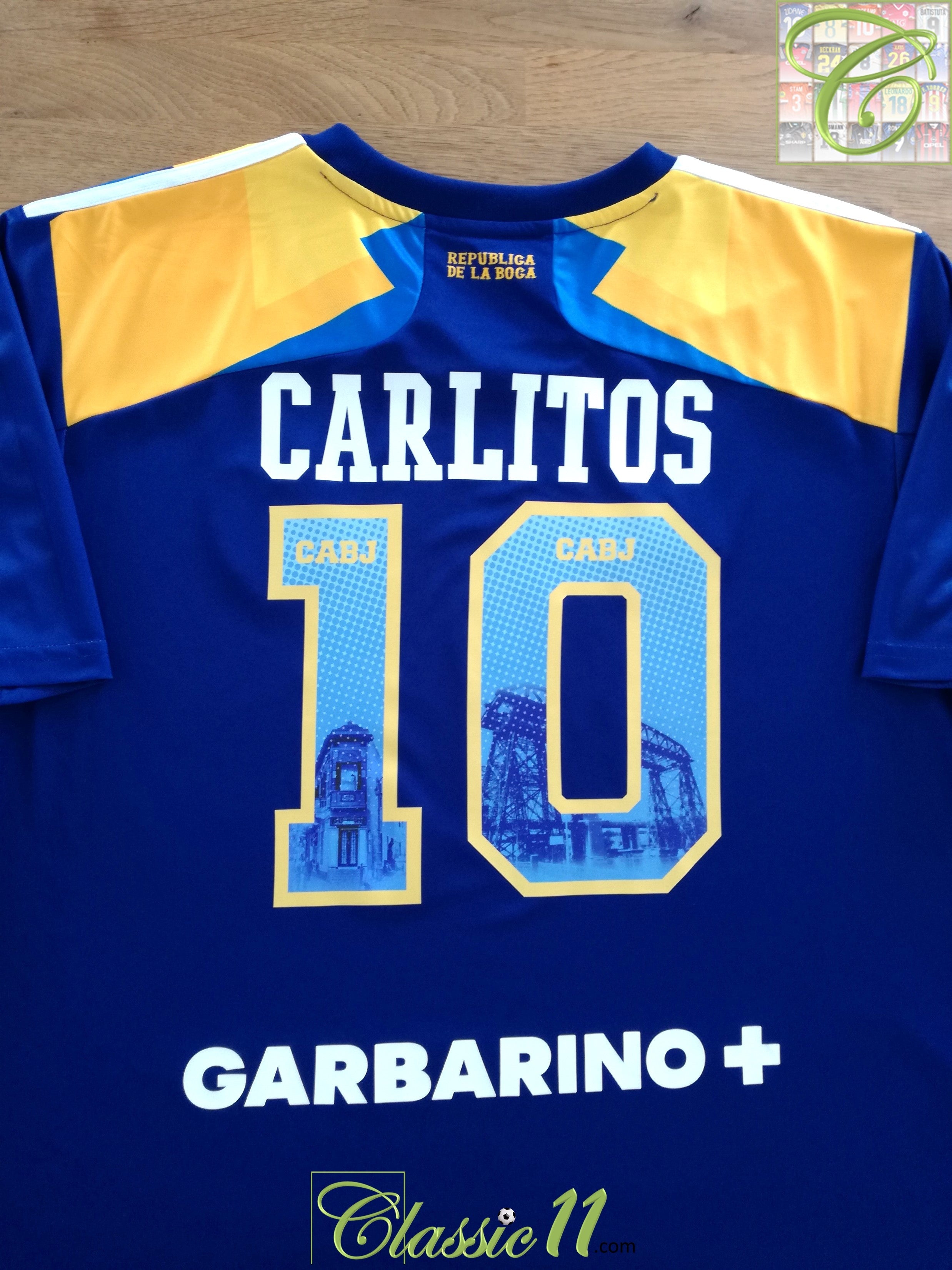 2021/22 Boca Juniors 3rd Football Shirt Carlitos #10