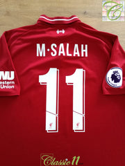 2018/19 Liverpool Home Football Shirt M.Salah #11