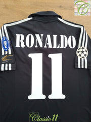 2002/03 Real Madrid Away Champions League Football Shirt Ronaldo #11