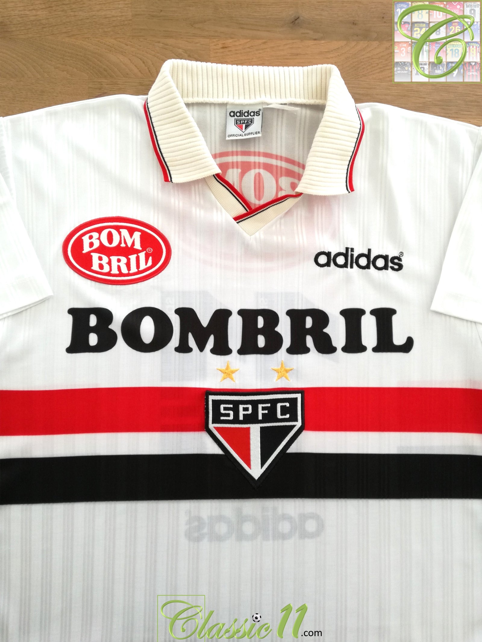 1997 Sao Paulo Home Football Shirt #11 (L)