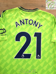 2022/23 Manchester Utd 3rd Premier League Football Shirt Antony #21