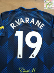 2021/22 Man Utd 3rd Premier League Football Shirt R.Varane #19